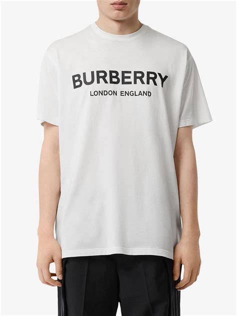 burberry white tee|Burberry Medium .